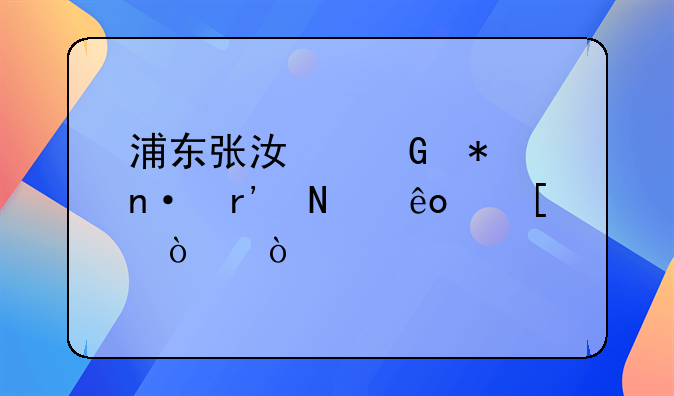 浦東張江科技園有哪些外企？