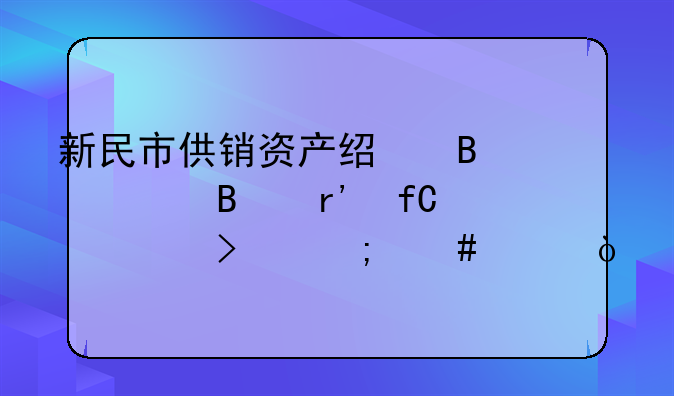 新民市供銷(xiāo)資產(chǎn)經(jīng)營(yíng)管理有限公司怎么樣？